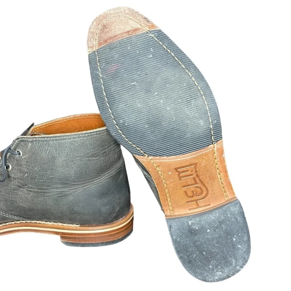 HELM Gray Boots - Picture 2 of 7